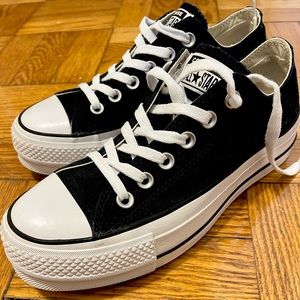 CONVERSE Platform All Star Lift Black Sneakers